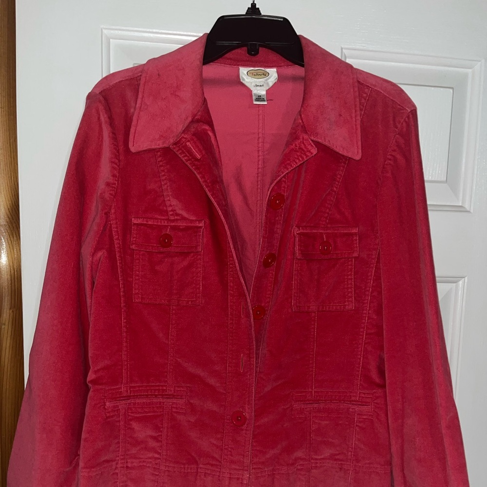 Talbots Vibrant Pink Jean Jacket